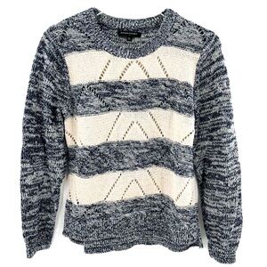 Banana Republic Striped Knit Crew Sweater XL